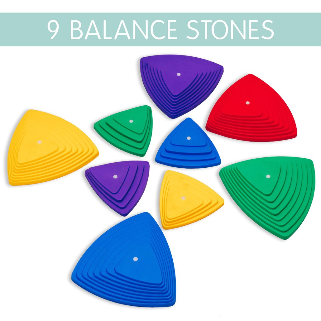 9 Balance Stones - Multi-Color